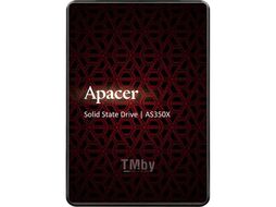 Накопитель SSD Apacer AS350X 1TB (AP1TBAS350XR-1) (2.5", SATA 3.0, 3D TLC, 560/540MB/s)