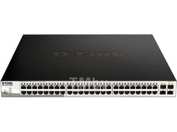 Коммутатор D-Link DGS-1210-52MPP/ME/E2A (48 x GE PoE+, 4 x SFP, 740W, L2)