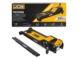 Домкрат подкатной гидравлический 1.5т (h min 70мм, h max 610мм) JCB JCB-TH32006