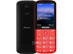 Мобильный телефон Philips Xenium E227 CTE227RD/00 (красный)