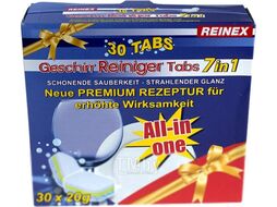 Таблетки для посудомоечных машин Reinex Geschirr-Reining Tabs 7 в 1 (30шт)