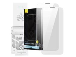 Защитное стекло Baseus Corning Series HD Tempered Glass Screen Protector with Built-in Dust Filter for iP 14 Pro Max, Clear (Pack of 2) (P60012218201-00)