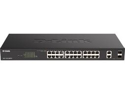 Коммутатор D-Link DGS-1100-26MPPV2/A3A (24 x GE PoE+ (21-24 PoE++), 2 x ComboSFP, 525W, L2)