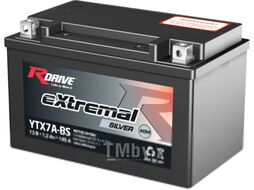 Мотоаккумулятор RDrive eXtremal Silver YTX7A-BS (7.2 А/ч)