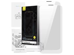 Защитное стекло Baseus Corning Series HD Tempered Glass Screen Protector with Built-in Dust Filter for iP 13/13 Pro/14, Clear (Pack of 2) (P60012218201-03)