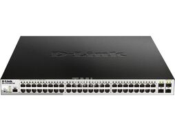 Коммутатор D-Link DGS-1210-52MPP/ME/B3A (48 x GE PoE+, 4 x SFP, 740W, L2)