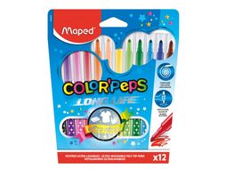 Фломастеры "Color Peps" 12 шт., в карт. упак. Maped 845020LM