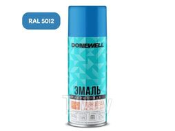 Эмаль универсальная акриловая RAL 5012 голубая глянцевая, 520 мл DONEWELL DW-A5012