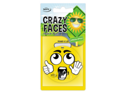 Ароматизатор Crazy Face Зеленое яблоко, бумажный Tasotti TS4560