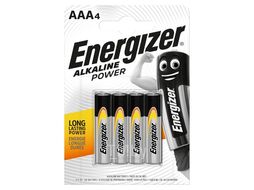 Батарейки алкалиновые 1,5 V LR03 (AAA) 4шт. Energizer Alkaline Power