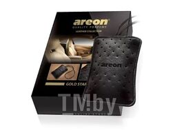 Ароматизатор LEATHER COLLECTION Gold Star кожанный мешочек AREON ARE-ALC01