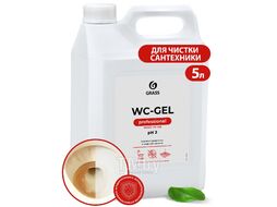 Средство чистящее для туалетных и ванных комнат "WC-gel Professional" 5,3 кг GRASS 125203