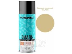 Эмаль универсальная акриловая RAL 1001 бежевая глянцевая, 520 мл DONEWELL DW-A1001