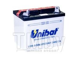 Аккумулятор Garden 12V 28Ah235A 196х130х156 mm UNIBAT UNIU1R9SM