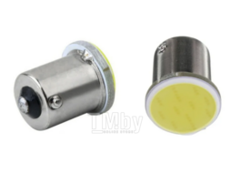 Лампа автомобильная светодиодная R10W (BA15S) COB WHITE 12V MEGA ELECTRIC ME-057706