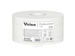 Бумага туалетная в средних рулонах 150м, 2 слоя Veiro Jumbo Comfort