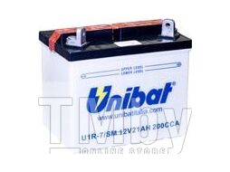 Аккумулятор Garden 12V 21Ah200A 196х130х156 mm UNIBAT UNIU1R7SM