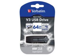 Usb flash накопитель Verbatim V3 Store N Go 64Gb Black/Grey (49174)