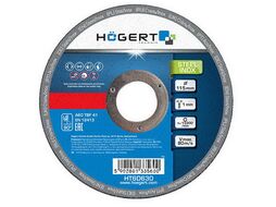 Диск отрезной по металлу Inox 10 шт. 125x1,6x22,23 HOEGERT HT6D632