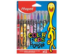 Фломастеры "Color Peps Monster" 12 шт. Maped 845400