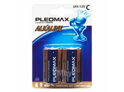 Батарейки алкалиновые 1,5 V LR14 2шт. Pleomax SAMSUNG PSLR014-2BL