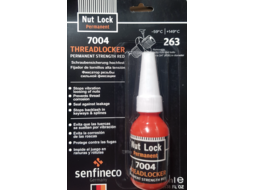 Фиксатор резьбы сильной фиксации (красный)10 мл Threadlocker Permanent Strength Red Senfineco 7004