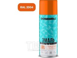 Эмаль универсальная акриловая RAL 2004 оранжевая глянцевая, 520 мл DONEWELL DW-A2004