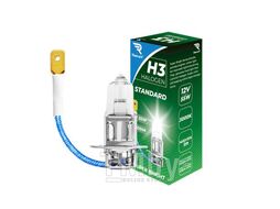 Лампа накаливания H3 12V55W PK22s Standard REKZIT REK-90030