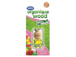 Ароматизатор Wood Organicue Жевательная резинка, жидкостный, подвесной с дер. крышкой, 7 мл. Tasotti TS5880