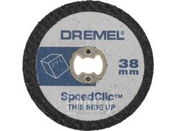 Круг отрезной 38 мм по пластику DREMEL SPEED CLIC SC476 (5 шт)