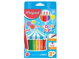 Цветные карандаши 12 шт. "Сolor Peps Jumbo" Maped 834010