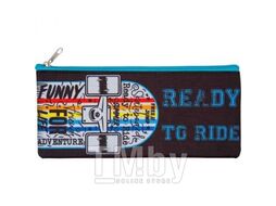 Пенал мягкий плоский 210х90х10мм "Ready to Ride", текстиль, Attomex 7024329