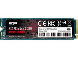 Накопитель SSD Silicon Power P34A80 1TB (SP001TBP34A80M28) (M.2, PCI Express 3.0 x4, 3D TLC NAND, скорость чтения/записи: 3400/3000MB/s)