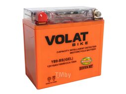 Аккумуляторная батарея AKБ 10Ah Volat YB9-BS(iGEL) L+, 100 A, 137x76x134 VOLAT YB9-BS(iGEL)