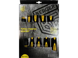 Набор отверток BERGER BG1063 (10 предметов)