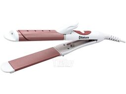 Стайлер 2-в-1 25мм 42Вт белый SAKURA SA-4412WG