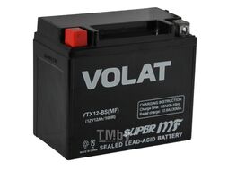 Аккумуляторная батарея AKБ 12Ah Volat YTX12-BS(MF) L+, 150 A, 150x87x130 VOLAT YTX12-BS(MF)