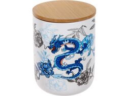 Банка для сыпучих продуктов керамическая 750 мл, серия BLUE DRAGON, PERFECTO LINEA 34-722750