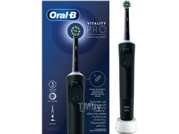 Электрическая зубнaя щеткa ORAL-B VitalityProD103.413.3+З/нитьBRAUN 8700216172844 (Black)