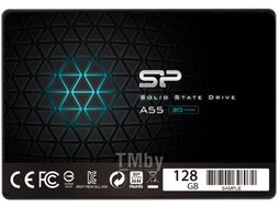 Накопитель SSD Silicon Power Ace A55 128GB (SP128GBSS3A55S25) (2.5", SATA 3.0, 3D TLC NAND, скорость чтения/записи 460/360MB/s)