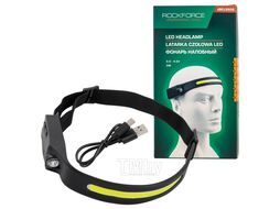 Фонарь налобный ударопрочный (3-4.5V, 3W, IPX4) RockFORCE RF-JBEL9906