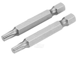 Набор вставок (бит) торцевых 1/4", Torx, T10, 50 мм, 2 предмета TOLSEN TT20321