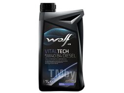 Масло моторное (PN 8333903) VITALTECH 5W-40 B4 DIESEL ACEA A3/B4 API SN/CF BMB 2293 RN0710 1 л Wolf 26116/1