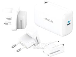 Адаптер питания сетевой Anker Port 3 Pod A2712 65W WT / ANK-A2712H21-WT (белый)