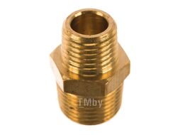 Соединитель резьбовой ER-MM06/04:наруж. резьба 3/8"x1/4" ЭВРИКА