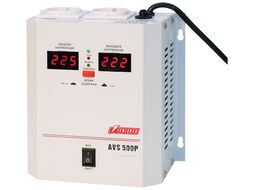 Стабилизатор Powerman AVS 500P (вх.110-260V, вых.220V ± 8%, 500VA, 2 розетки Euro)