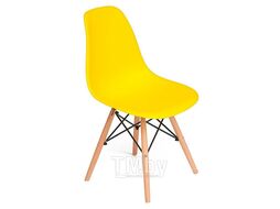 Стул Secret De Maison CINDY (EAMES) (mod. 001) дерево бук/металл/сиденье пластик, 51x46x82.5см, желтый/yellow