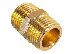 Соединитель резьбовой ER-MM08/08:наруж. резьба 1/2"x1/2" ЭВРИКА