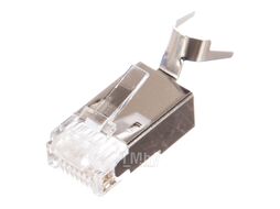 Коннектор RJ45 STP 8P8C, универсальный, cat.6A TWT TWT-PL45/S-8P8C-6A