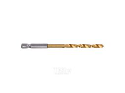 Сверло 9х125 HSS-G+TiN HEX1/4" ELITECH 1820.105500